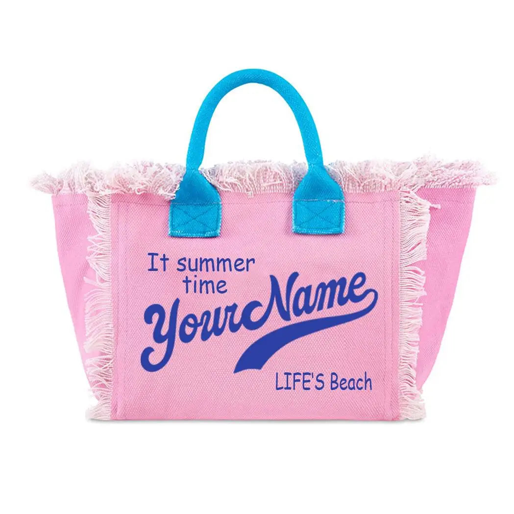 Sac de plage personnalisable avec votre nom