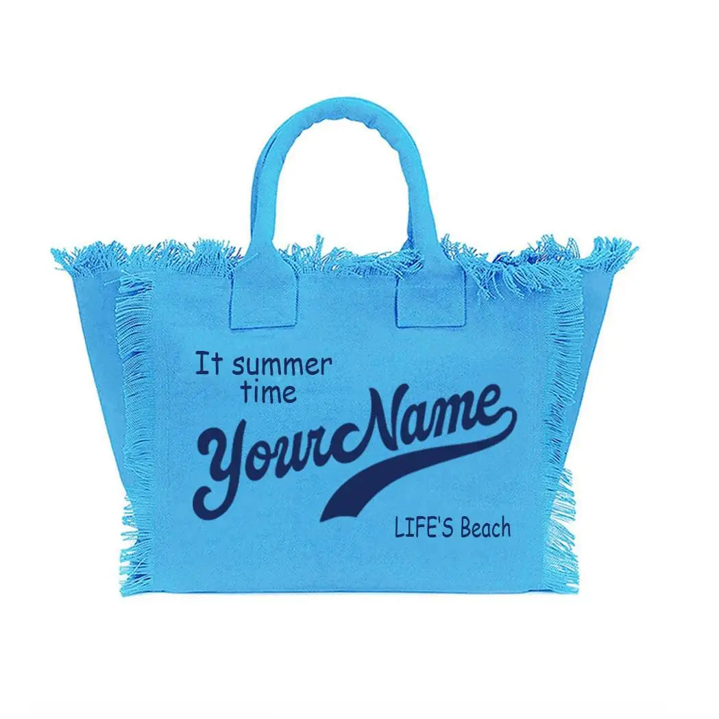 Sac de plage personnalisable avec votre nom