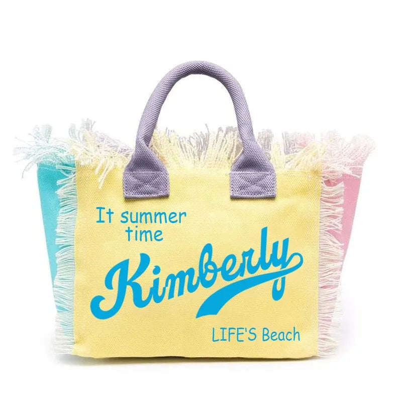 Sac de plage personnalisable avec votre nom