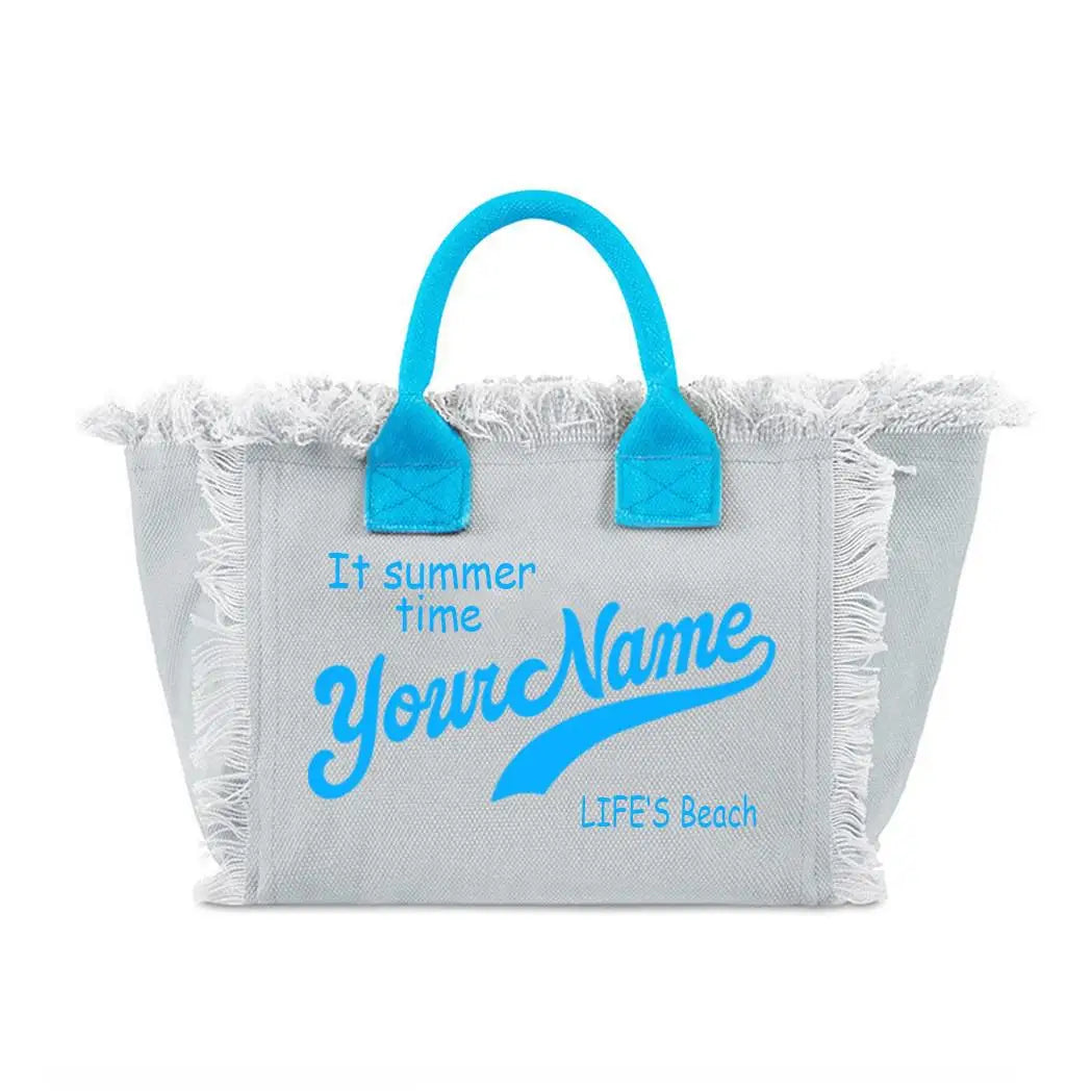 Sac de plage personnalisable avec votre nom