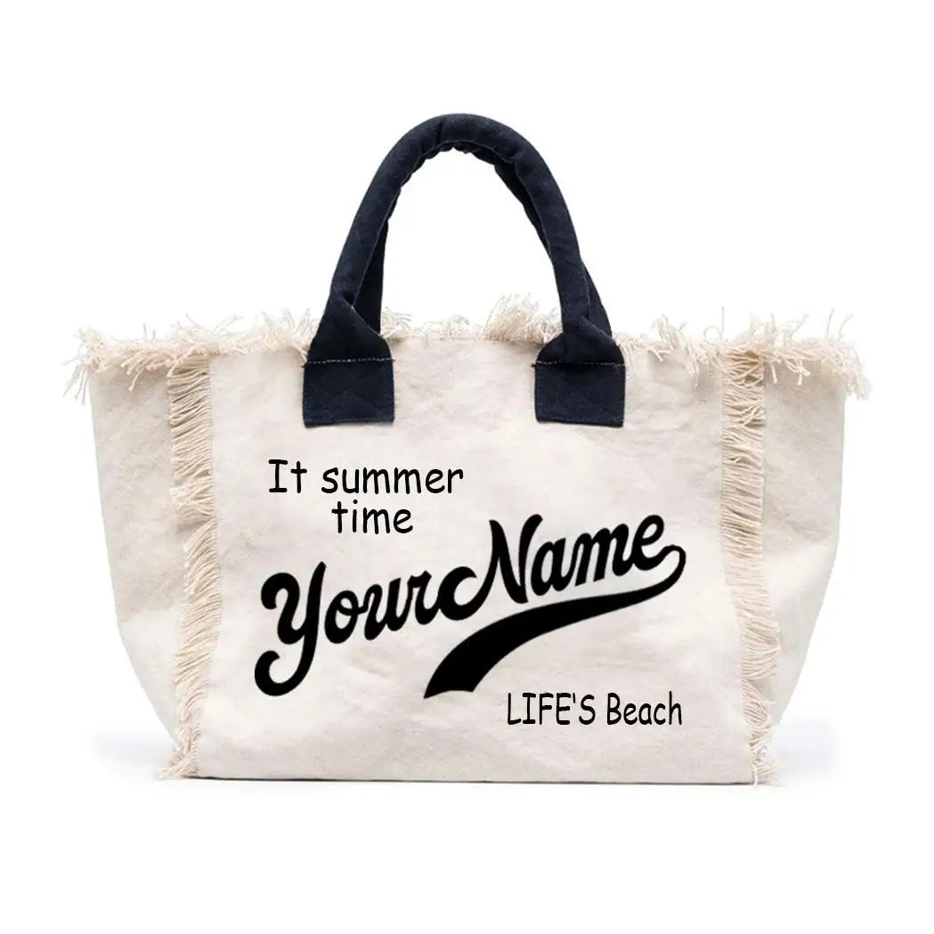 Sac de plage personnalisable avec votre nom