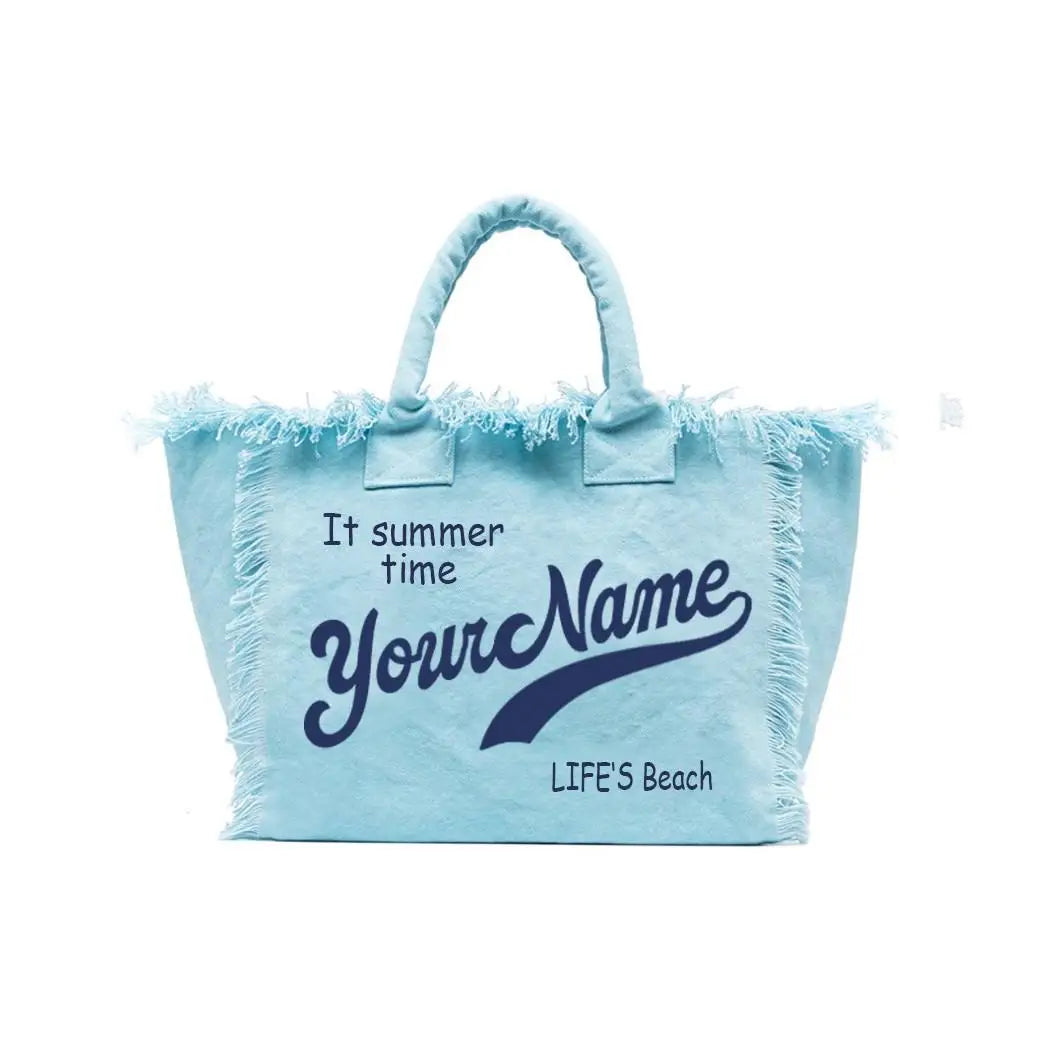 Sac de plage personnalisable avec votre nom