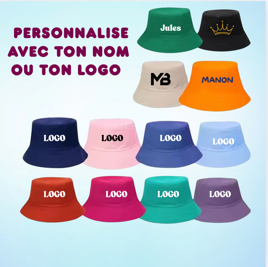 Bob personnalisé avec logo ou nom
