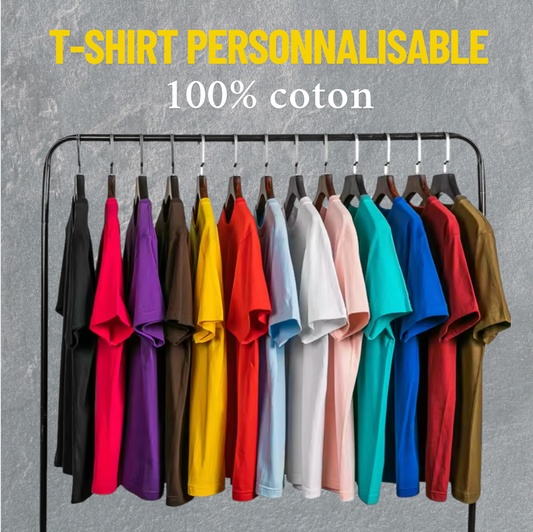 T-shirt 100% coton Personnalisable
