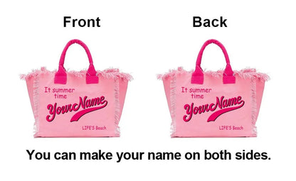 Sac de plage  personnalisable avec votre nom