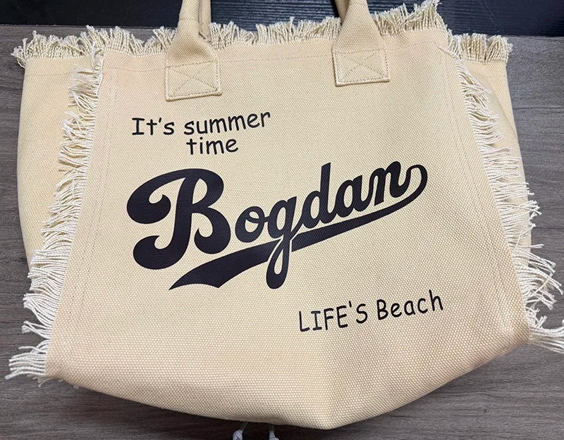 Sac de plage  personnalisable avec votre nom