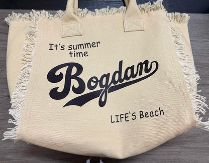 Sac de plage  personnalisable avec votre nom