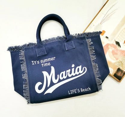 Sac de plage  personnalisable avec votre nom