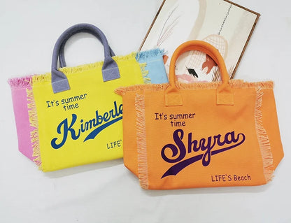Sac de plage  personnalisable avec votre nom