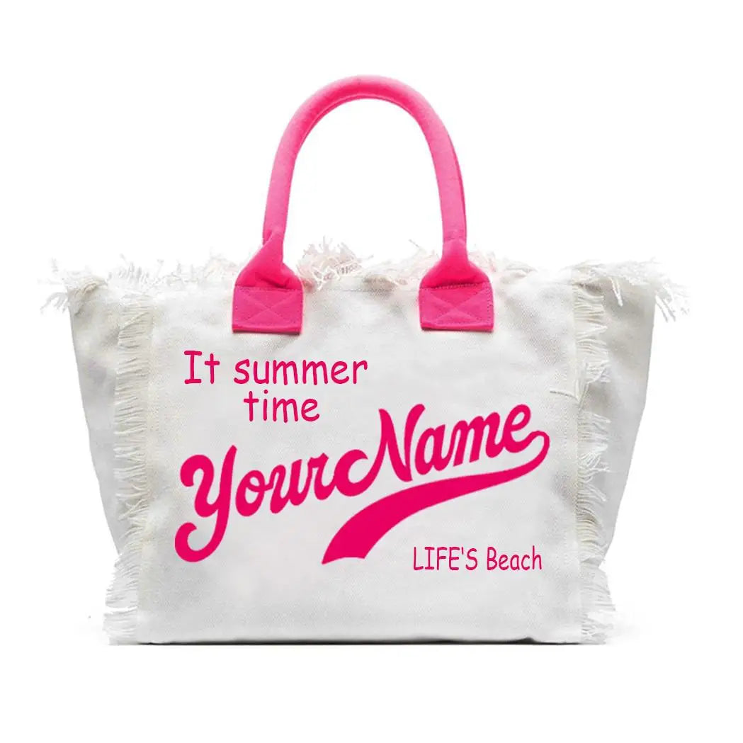 Sac de plage  personnalisable avec votre nom