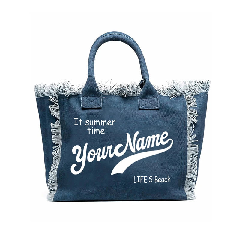Sac de plage  personnalisable avec votre nom