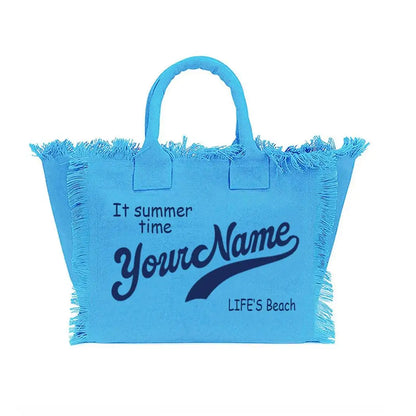 Sac de plage  personnalisable avec votre nom