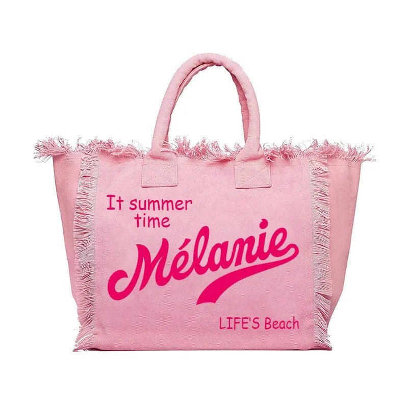 Sac de plage  personnalisable avec votre nom