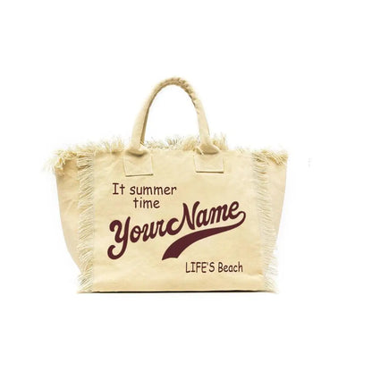 Sac de plage  personnalisable avec votre nom