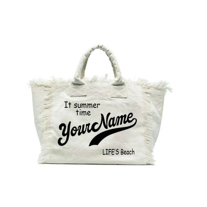 Sac de plage  personnalisable avec votre nom
