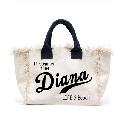 Sac de plage  personnalisable avec votre nom