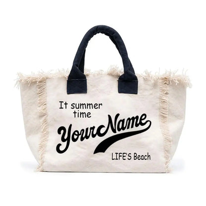 Sac de plage  personnalisable avec votre nom