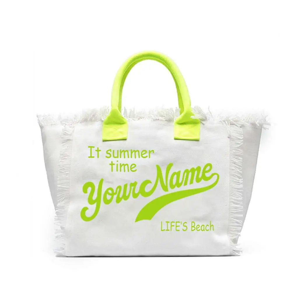 Sac de plage  personnalisable avec votre nom