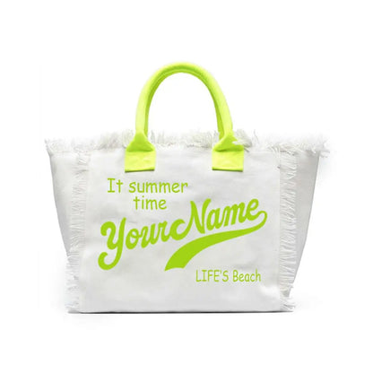 Sac de plage  personnalisable avec votre nom
