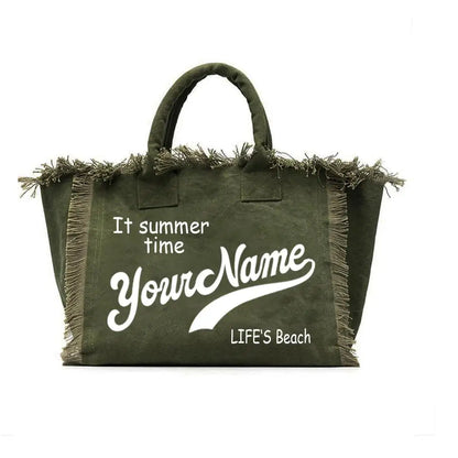 Sac de plage  personnalisable avec votre nom